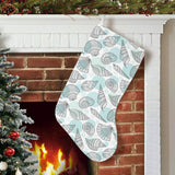 Shell polynesian tribal Christmas Stocking