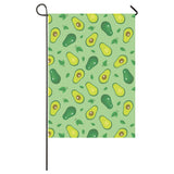 Avocado pattern green background House Flag Garden Flag