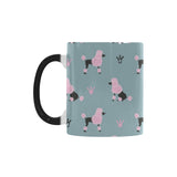 poodle dog pattern Morphing Mug Heat Changing Mug