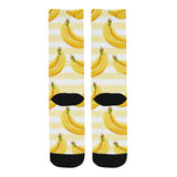 Banana pattern blackground Crew Socks