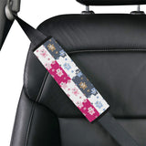 Teddy Bear Pattern Print Design 03 Car Seat Belt Cover