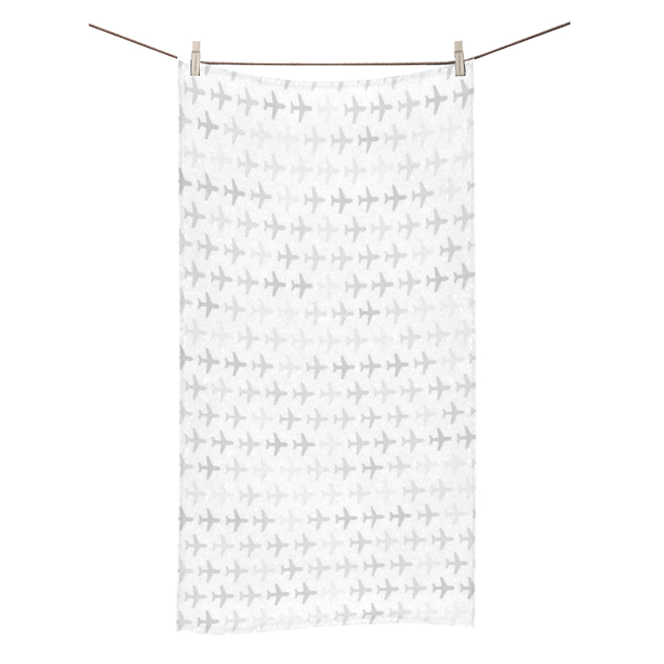 Airplane print pattern Bath Towel