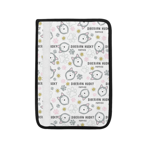 Siberian Husky design pattern Car Seat Belt Cover