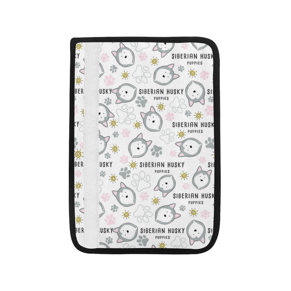 Siberian Husky design pattern Car Seat Belt Cover