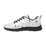 Poodle dog rose cake pattern Men's Sneaker Shoes