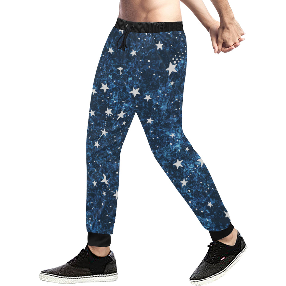 Night sky star pattern Unisex Casual Sweatpants