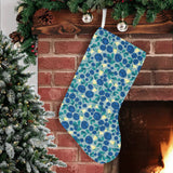 blueberry design pattern Christmas Stocking
