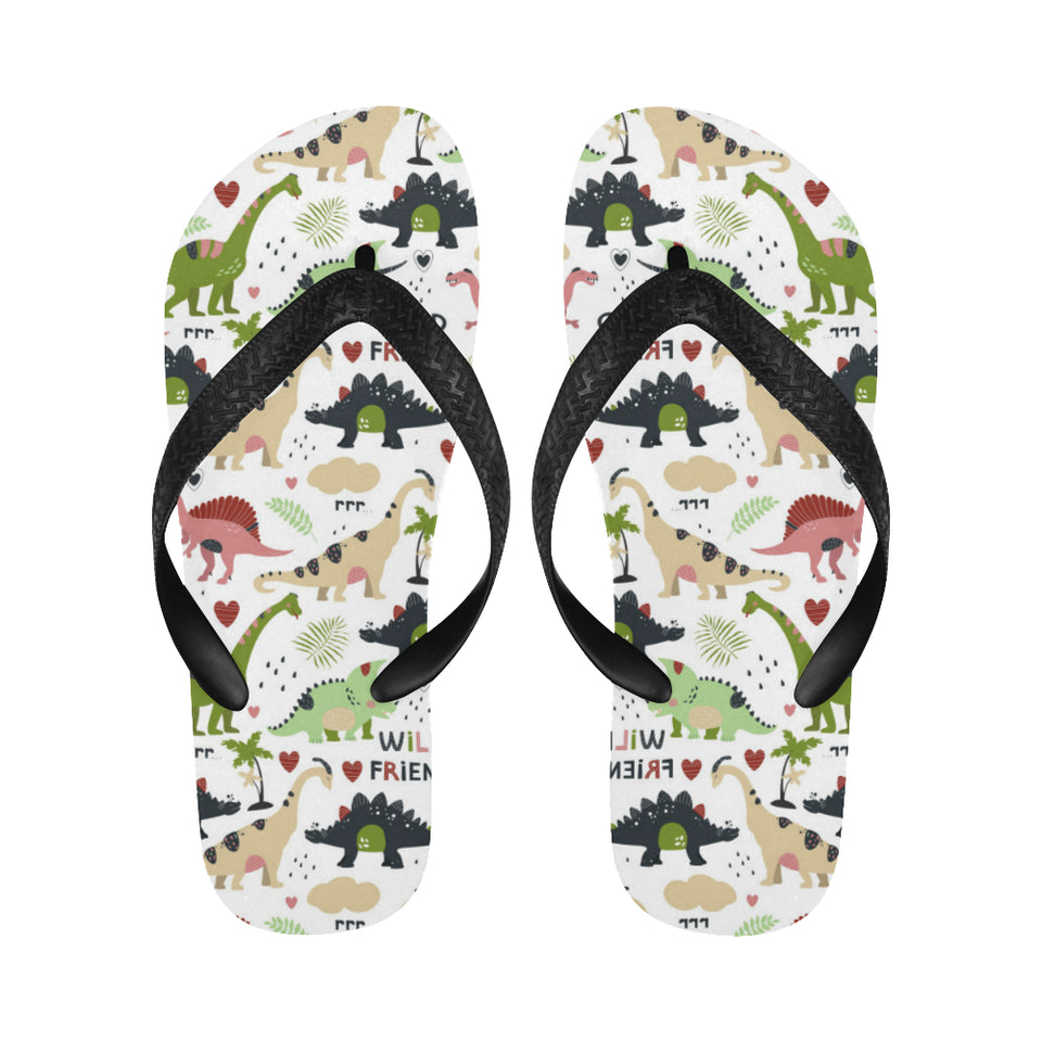 Cute dinosaurs pattern Unisex Flip Flops