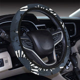 Piano Pattern Print Design 02 Car Steering Wheel Cover
