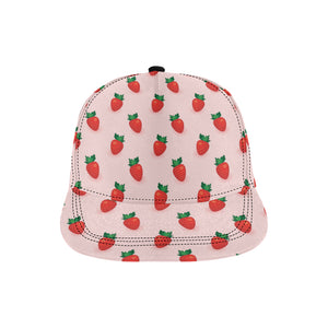 Strawberry beautiful pattern All Over Print Snapback Cap