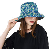 blueberry design pattern Unisex Bucket Hat