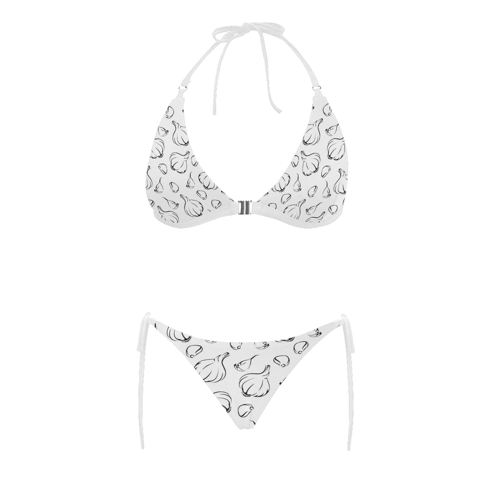 Garlic pattern black white Sexy Bikinis Two-Piece Swimsuits