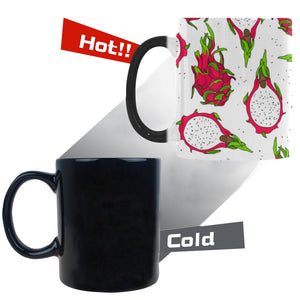 dragon fruits white background Morphing Mug Heat Changing Mug