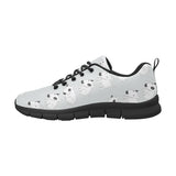 Bull Terrier Pattern Print Design 01 Men's Breathable Sneakers ( Model 055)