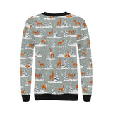 Beautiful deers Winter Christmas Women's Crew Neck Sweatshirt