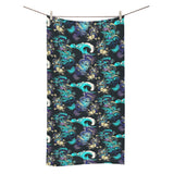 Dragon sea wave pattern Bath Towel