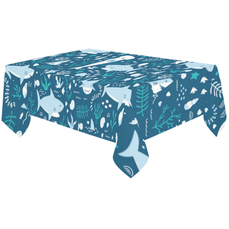 Cute shark pattern Tablecloth