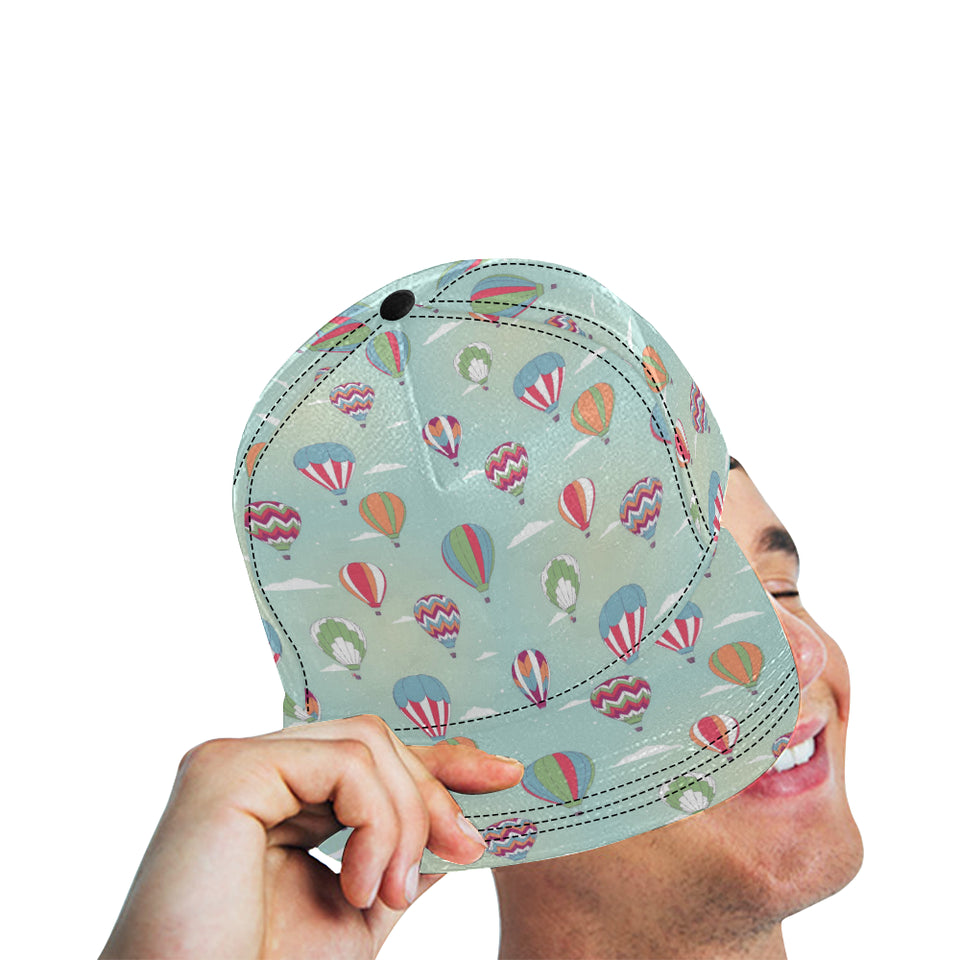 Hot Air Balloon design Pattern All Over Print Snapback Cap