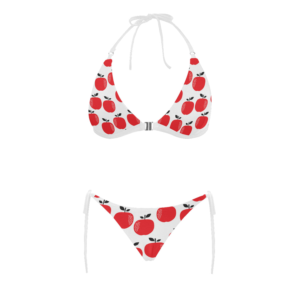 red apples white background Sexy Bikinis Two-Piece Swimsuits