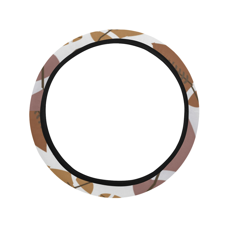 American football ball pattern Car Steering Wheel Cover