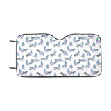 Pigeon Pattern Print Design 03 Car Sun Shade