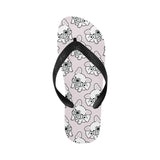 Cute french bulldog pattern Unisex Flip Flops