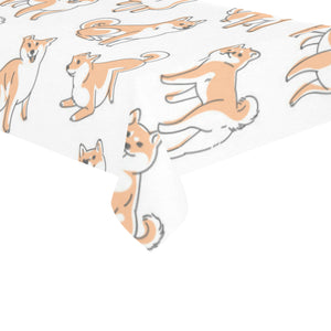 shiba inu dog pattern Tablecloth