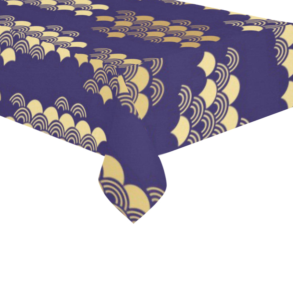 Beautiful japanese fan pattern Tablecloth