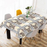 Happy pug pattern Tablecloth