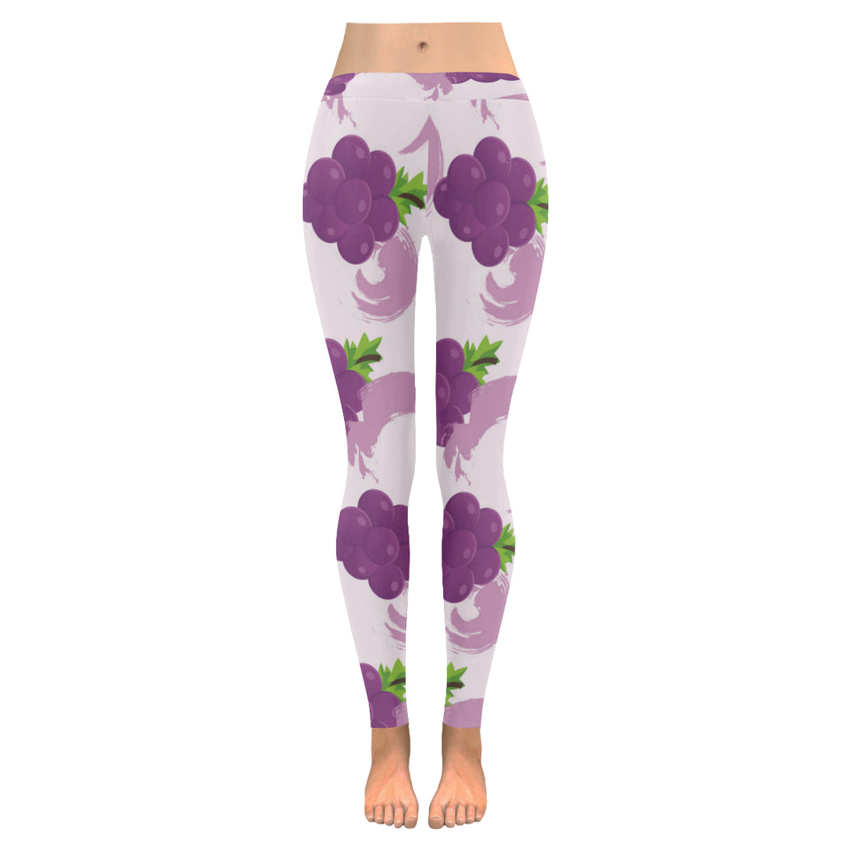 Cute Grape pattern Women's Legging Fulfilled In US