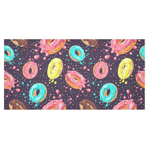Colorful donut glaze pattern Tablecloth