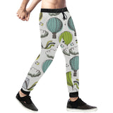 Hot Air Balloon Bird Cloud Pattern Unisex Casual Sweatpants