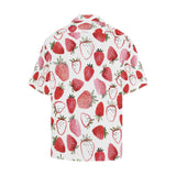 watercolor hand drawn beautiful strawberry pattern Men's All Over Print Hawaiian Shirt