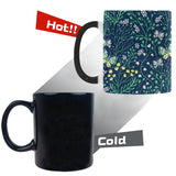 butterfly leaves pattern Morphing Mug Heat Changing Mug