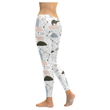 Polar bears star poka dot pattern Women's Legging Fulfilled In US