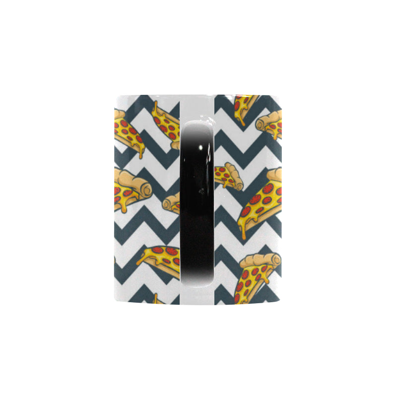Pizza design pattern Morphing Mug Heat Changing Mug