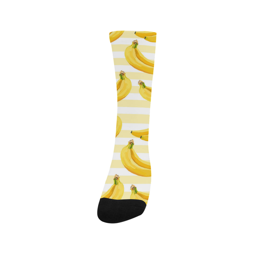 Banana pattern blackground Crew Socks