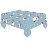 Cute penguin christmas snow pattern Tablecloth