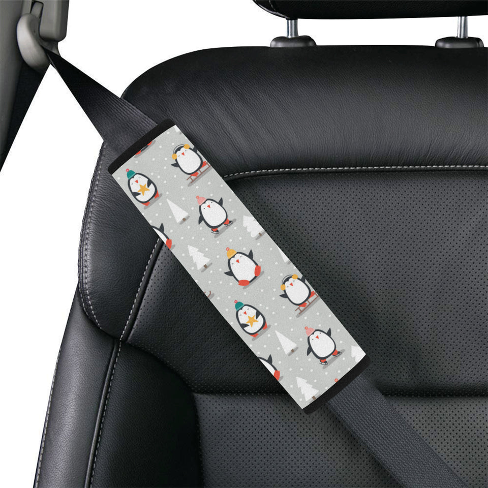 Cute Penguin christmas pattern Car Seat Belt Cover