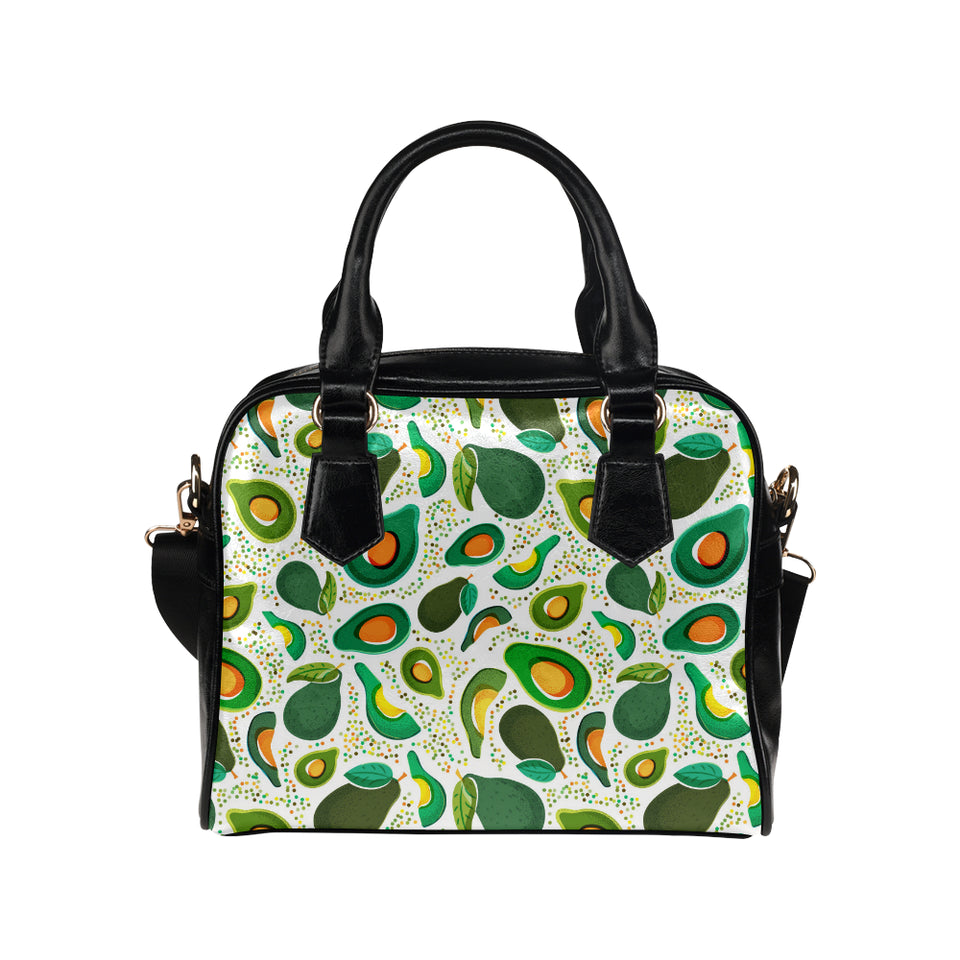 Avocado design pattern Shoulder Handbag