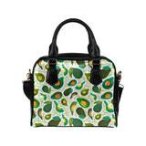 Avocado design pattern Shoulder Handbag