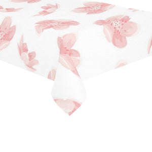 Pink sakura cherry blossom pattern Tablecloth
