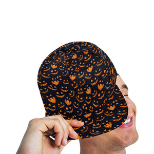 Halloween pattern Pumpkin background All Over Print Snapback Cap