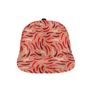 Beautiful Chili peppers pattern All Over Print Snapback Cap