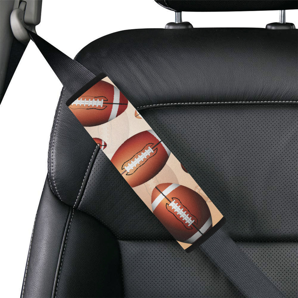 American football ball design pattern Car Seat Belt Cover