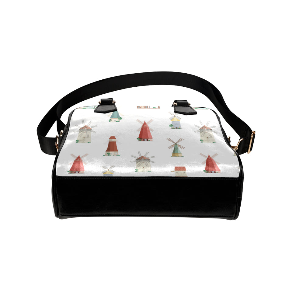 windmill design pattern Shoulder Handbag