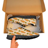 Carrot Pattern Print Design 04 Men's Breathable Sneakers ( Model 055)