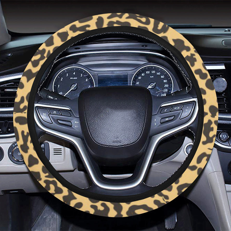 Leopard skin print Car Steering Wheel Cover