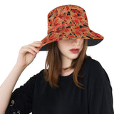 Fire flame pattern Unisex Bucket Hat