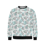 Shell polynesian tribal Men's Crew Neck Sweatshirt